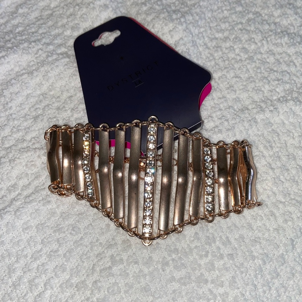Gold and Rhinestone bracelet